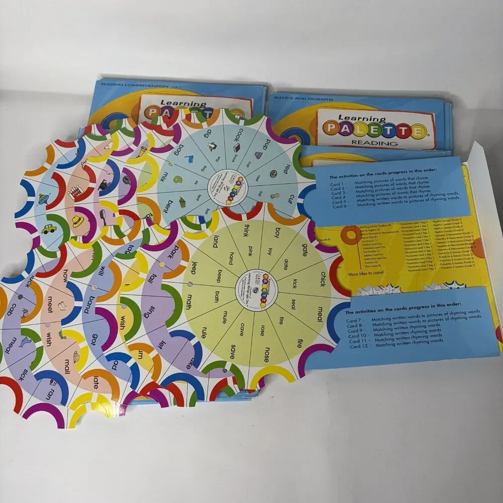 Learning Palette Kindergarten Learning Homeschool Reading Math Self-Correcting